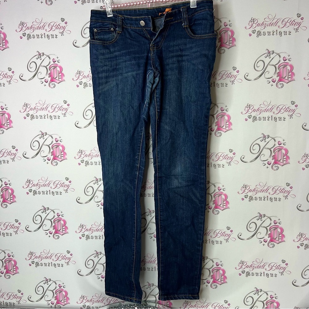 7 for all mankind pants jeans denim stretchy Blue Jeans
